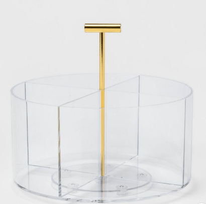 Acrylic Round Desktop Organizer