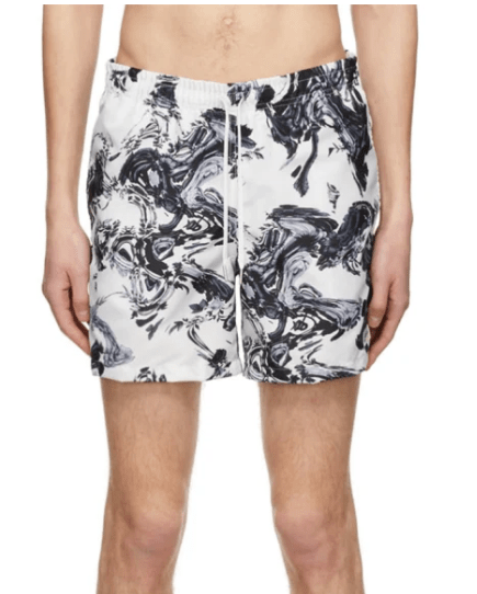 Bather White Recycled Swim Shorts
