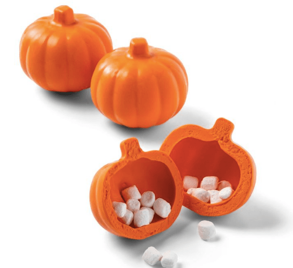 Pumpkin White Fudge Cocoa Bombs