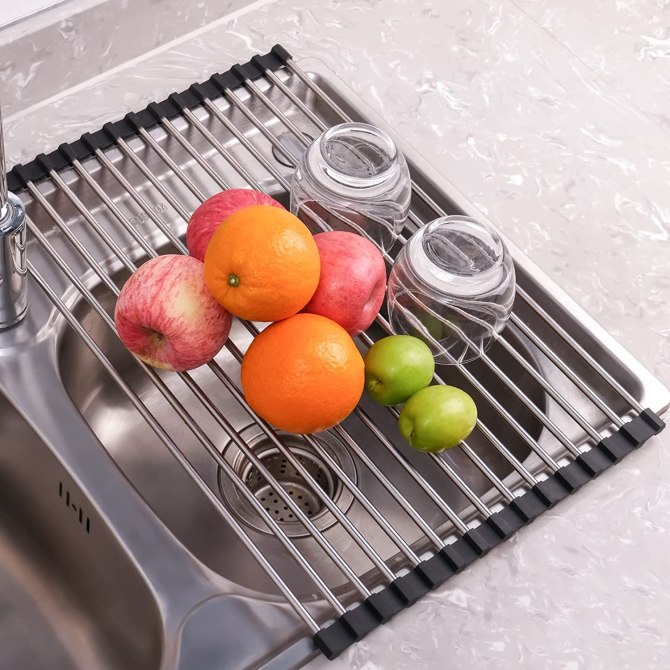 Roll Up Dish Drying Rack