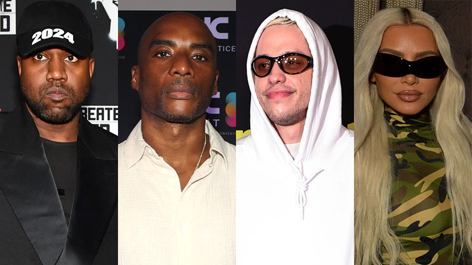 Kanye West, Charlamagne Tha God, Pete Davidson, Kim Kardashian