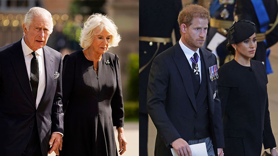King Charles, Camilla, Prince Harry, Meghan Markle