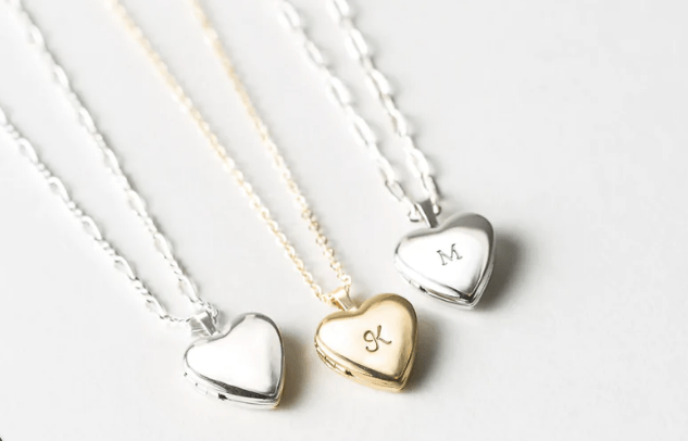 Micro Heart Locket Necklace