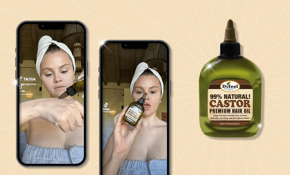 Selena Gomez Difeel Castor Oil