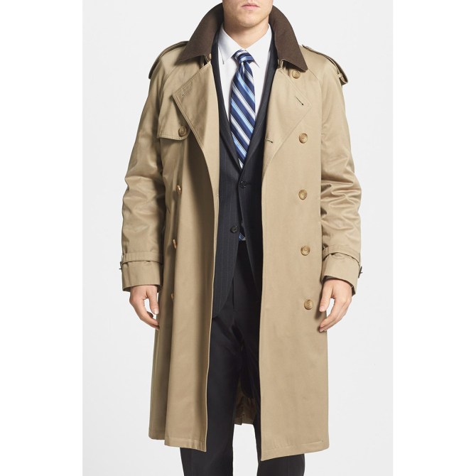 Barrington Classic Fit Cotton Blend Trench Coat