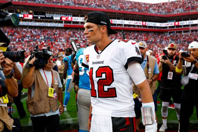 Tom Brady #12 of the Tampa Bay Buccaneers