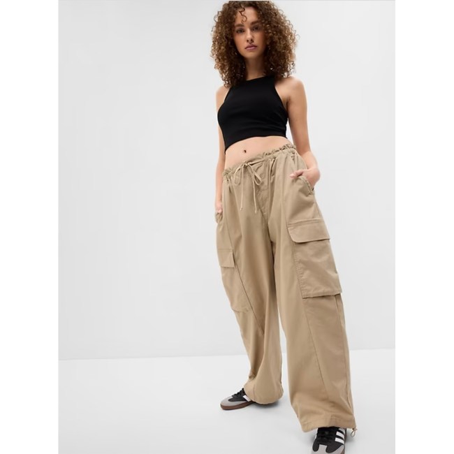PROJECT GAP Organic Cotton Cargo Parachute Pants
