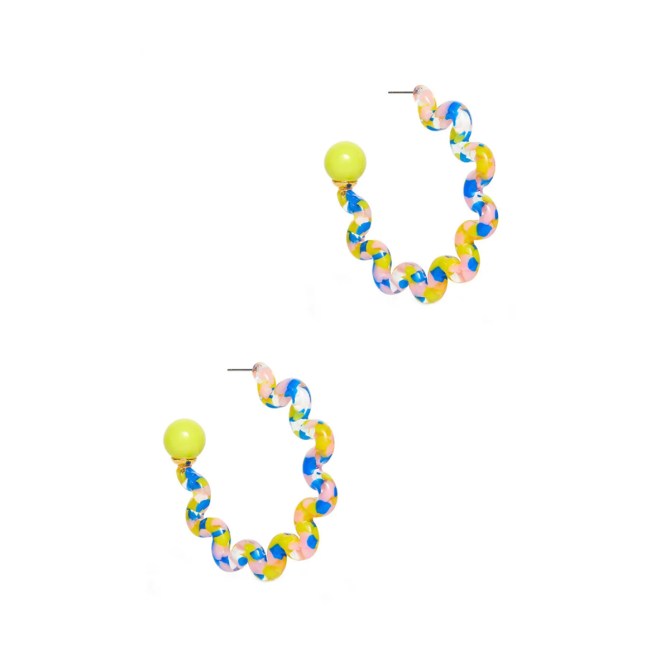 Lele Sadoughi Squiggle Earrings