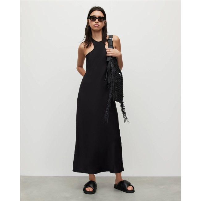 Betina Racer Neck Maxi Slip Dress
