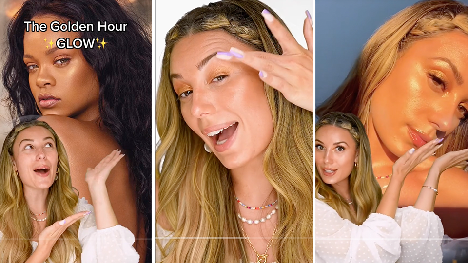 Golden Hour Makeup TikTok