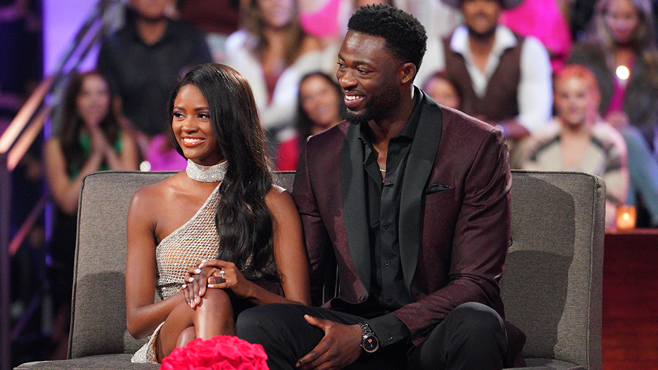 THE BACHELORETTE - “2008” - It’s a crucial week in Fiji as Charity navigates the surprise of Aaron’s return and introduces two men to her family. A live studio audience watches as Jesse Palmer sits down with Charity and her final three men to watch the conclusion of her journey. MONDAY, AUG. 21 (8:00-11:00 p.m. EDT), on ABC. (ABC/Christopher Willard)