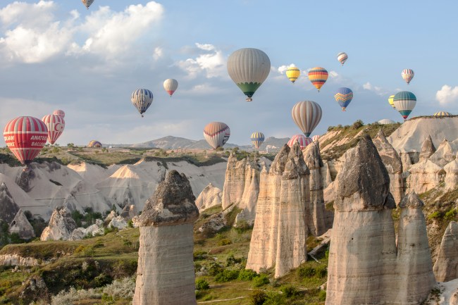 a travel guide to Cappadocia, Turkey