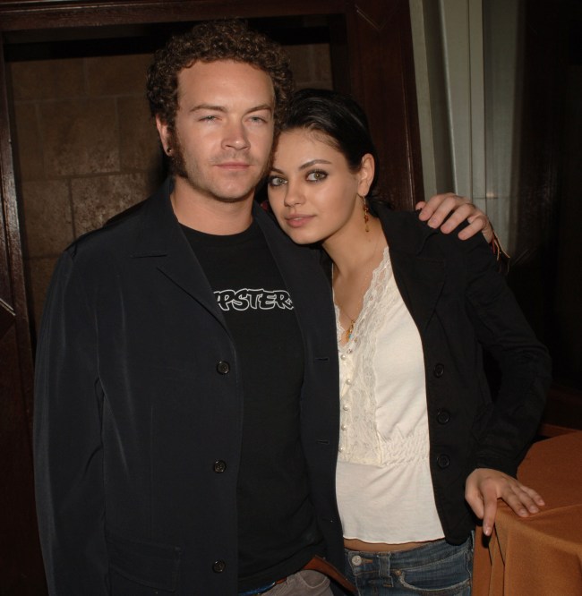 Actor Danny Masterson and actress Mila Kunis attend the FOX Fall Casino Party at the Cabana Club on October 24, 2005 in Hollywood, California.