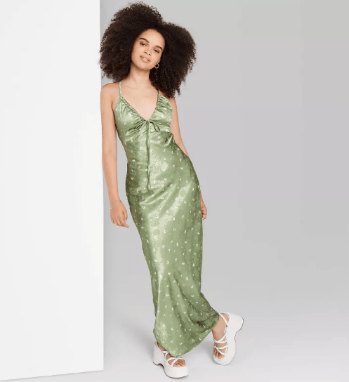 Satin Slip Maxi Dress