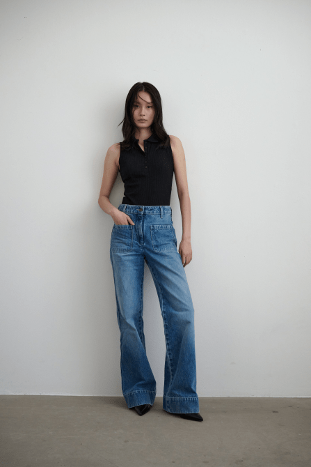 Glúmur Daphne Wide-Leg Jeans