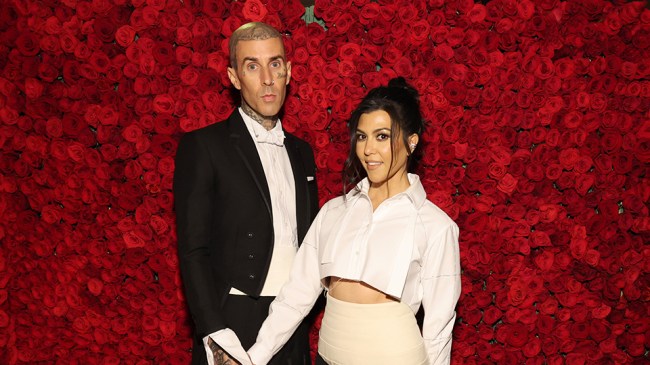 Kourtney Kardashian and Travis Barker