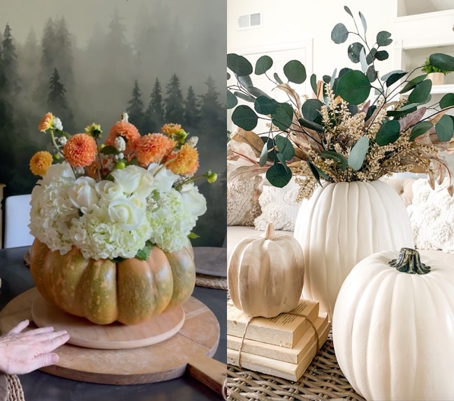 DIY Pumpkin Vase