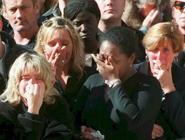 When was Princess Diana's funeral?