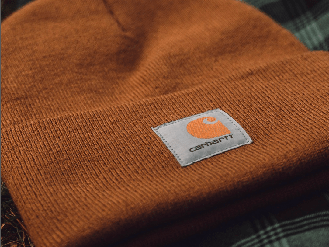 Rusty orange carhartt beanie