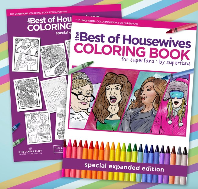 Best of Real Housewives Adult Coloring Book
