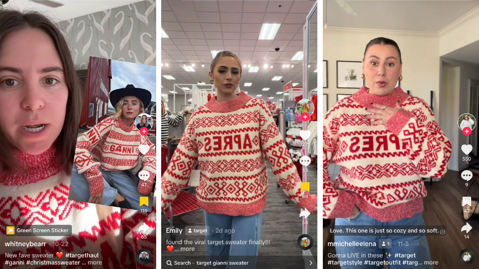 target sweater ganni dupe