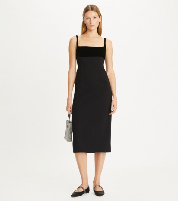 Tory Burch Crepe Slip Dress