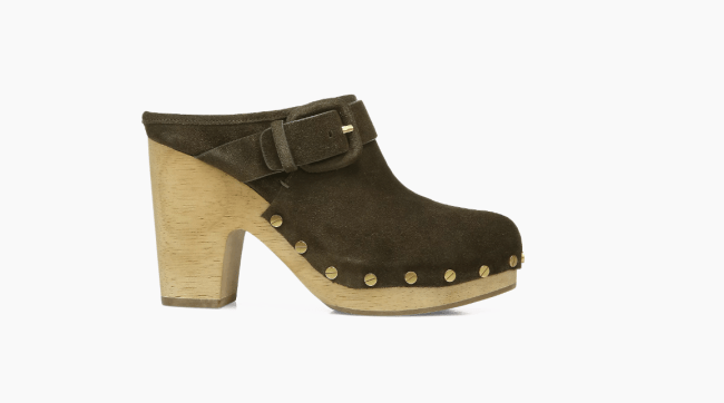 Veronica Beard Dacey Suede Clogs