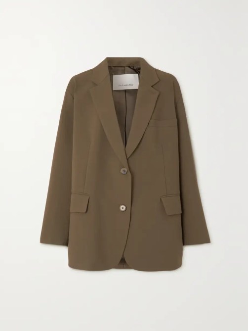 The Frankie Shop Bea Crepe Blazer