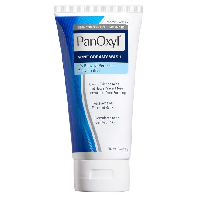 PanOxyl Antimicrobial Hydrating Acne Creamy Wash,