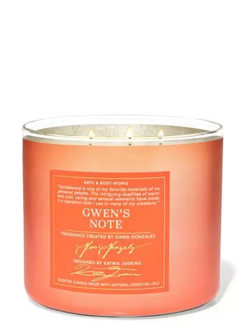 Gwen's Note
3-Wick Candle