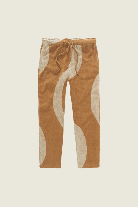 A pair of printed brown pants from OAS