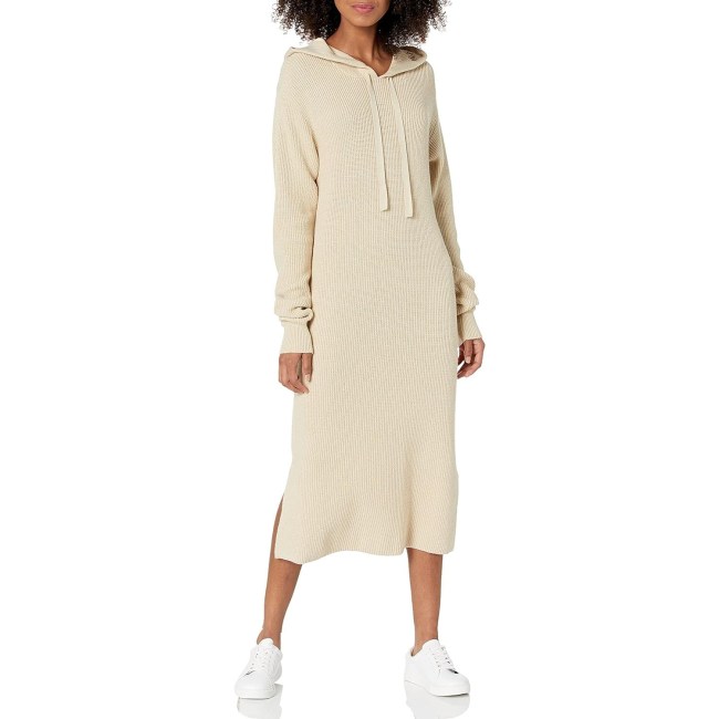 The Drop Women's Claudia Cuddle Hoodie Midi Dress
