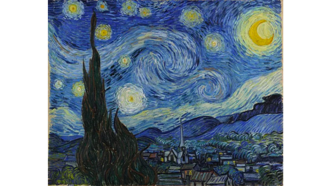 The Starry Night, Vincent Van Gogh (1889)