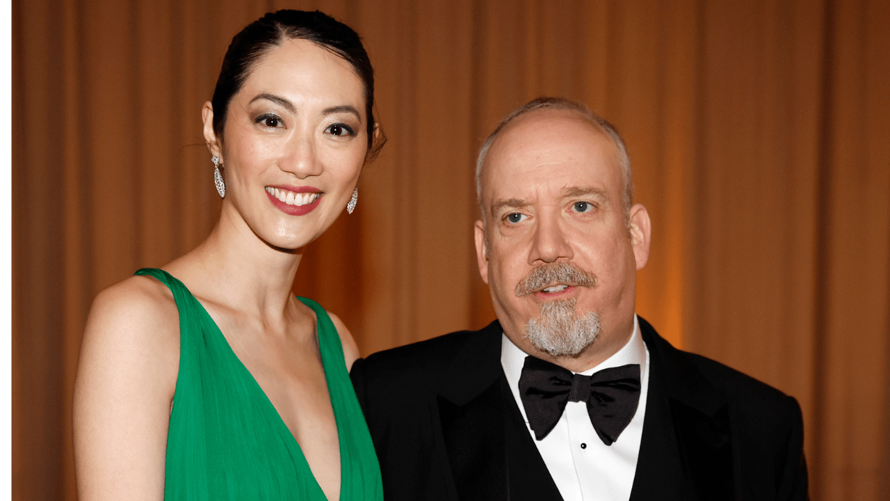 Clara Wong and Paul Giamatti