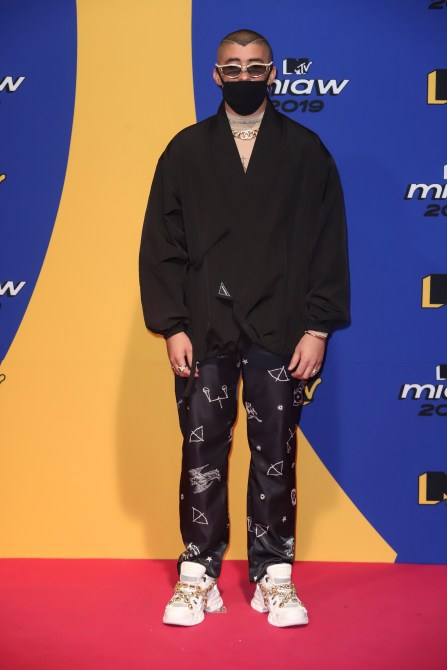 Bad Bunny at the MTV MIAW Awards in Mexico City.