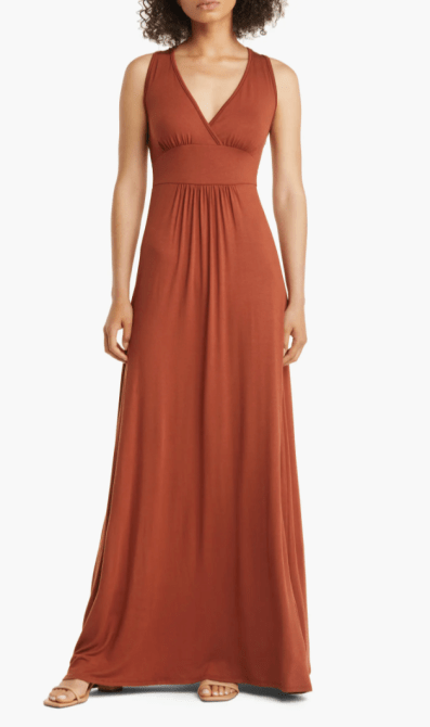 loveappella jersey maxi dress