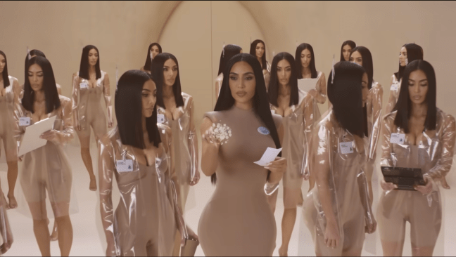 Kim Kardashian and her Klones for SKIMS.