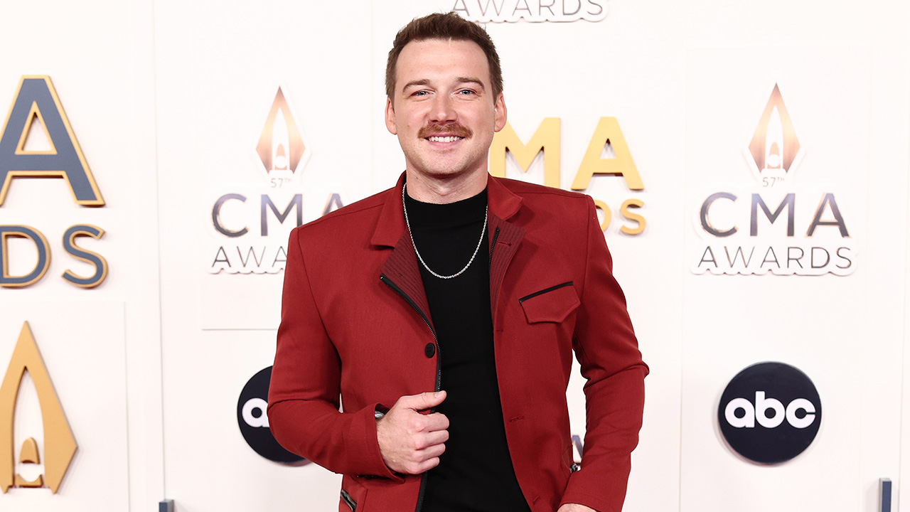 Morgan Wallen at The 57th Annual CMA Awards at Bridgestone Arena in Nashville, Tennessee on November 8, 2023.