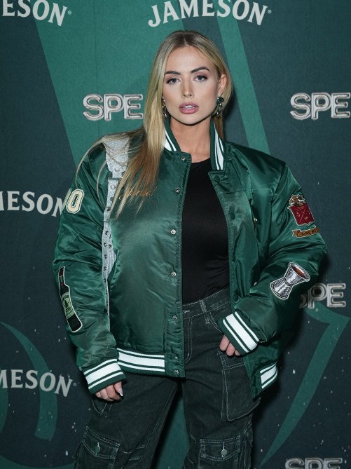 NEW YORK, NEW YORK - MARCH 16: Mackenzie Dipman attends Jameson Irish Whiskey's St. Patrick’s Eve celebration in Times Square on March 16, 2024 in New York City.