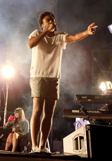 Rapper Childish Gambino attends day 1 of the Life is Beautiful festival on October 26, 2013 in Las Vegas, Nevada.