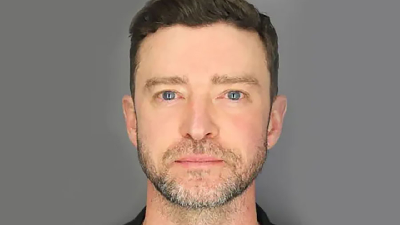 In this handout image provided by the Sag Harbor Police Department, Musician Justin Timberlake is seen in a booking photo on June 18, 2024 in Sag Harbor, New York. Timberlake was charged with driving while intoxicated.