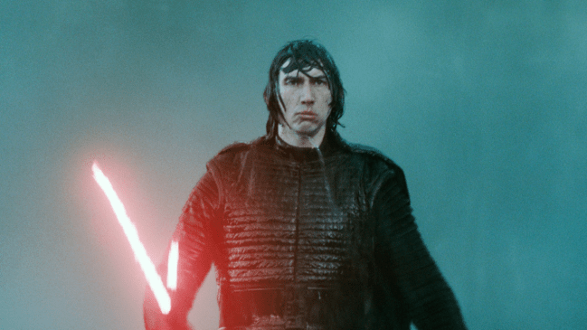Red lightsaber meaning as shown by Kylo Ren (played by Adam Driver)