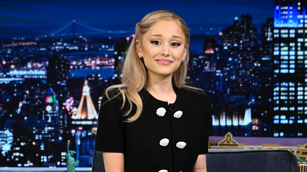 Ariana Grande on the Tonight Show Starring Jimmy Fallon.