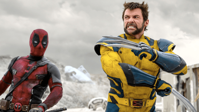 Deadpool and Wolverine, played by Ryan Reynolds and Hugh Jackman 