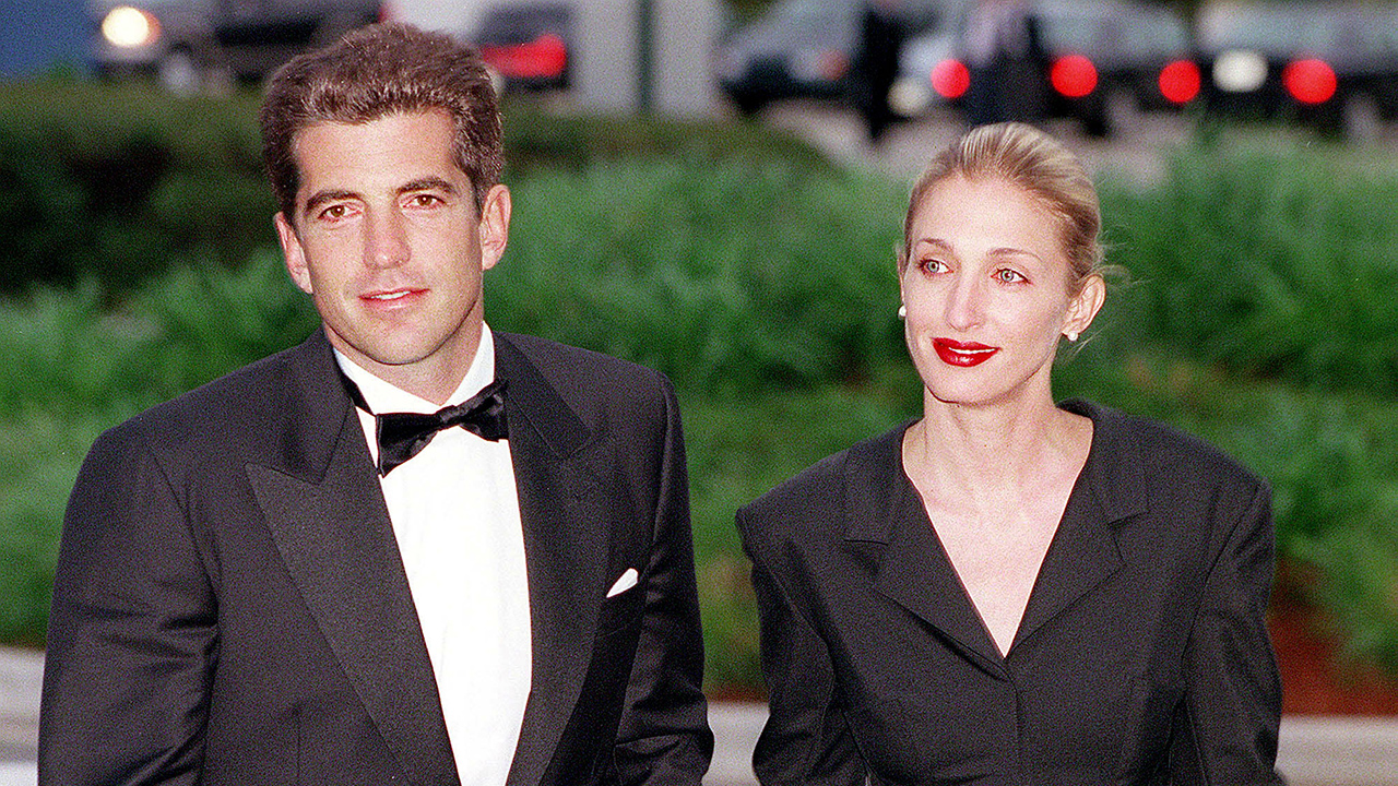 JFK Jr. and Carolyn Bessette