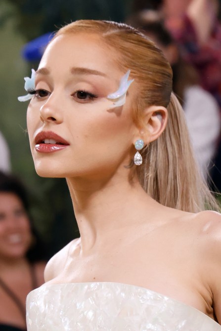 Ariana Grande attends the 2024 Costume Institute Benefit for "Sleeping Beauties: Reawakening Fashion" at The Metropolitan Museum of Art on May 06, 2024 in New York City.