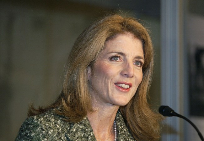 Caroline Kennedy talks with the media prior to a media preview for the exhibition, Jacqueline Kennedy: The White House Years - Selections from the John F. Kennedy Library and Museum at the Field Museum November 12, 2004 in Chicago, Illinois. The exhibition features 70 dresses, suits and gowns worn by the former first lady, as well as photos, videos, handwritten notes and other memorabilia of that era.