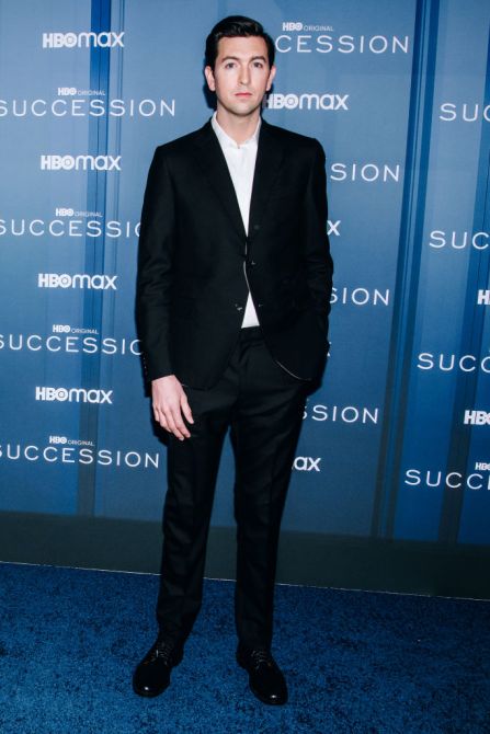 Nicholas Braun at the season 4 premiere of "Succession" held at Jazz at Lincoln Center on March 20, 2023 in New York City.