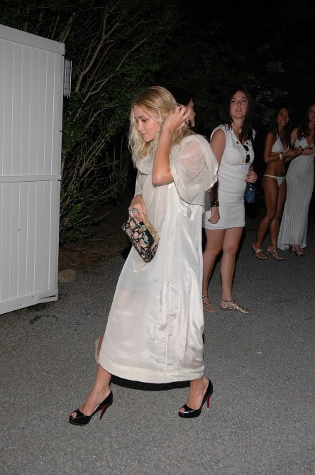 EAST HAMPTON, NY - SEPTEMBER 2:  Ashley Olsen attends The Real White Party on September 2, 2007 at Sean "Diddy" Combs' residence in East Hampton, New York.
