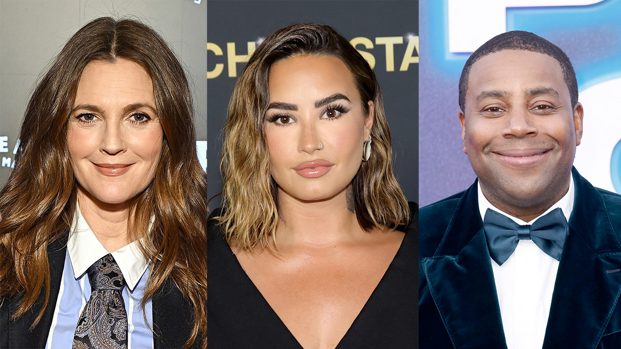 Drew Barrymore, Demi Lovato, Kenan Thompson